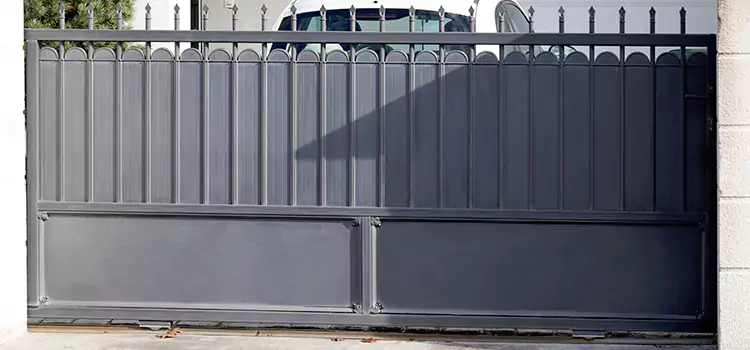 Metal Driveway Gate Installation Valparaiso